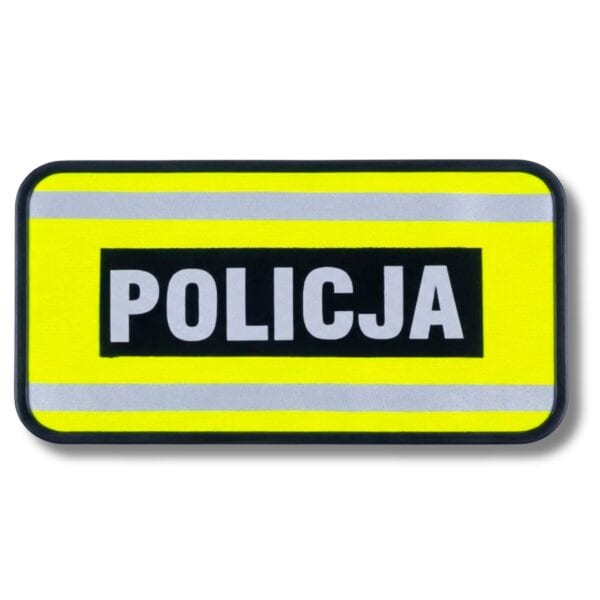 Opaska szybkiego rozpoznania elastyczna Policja