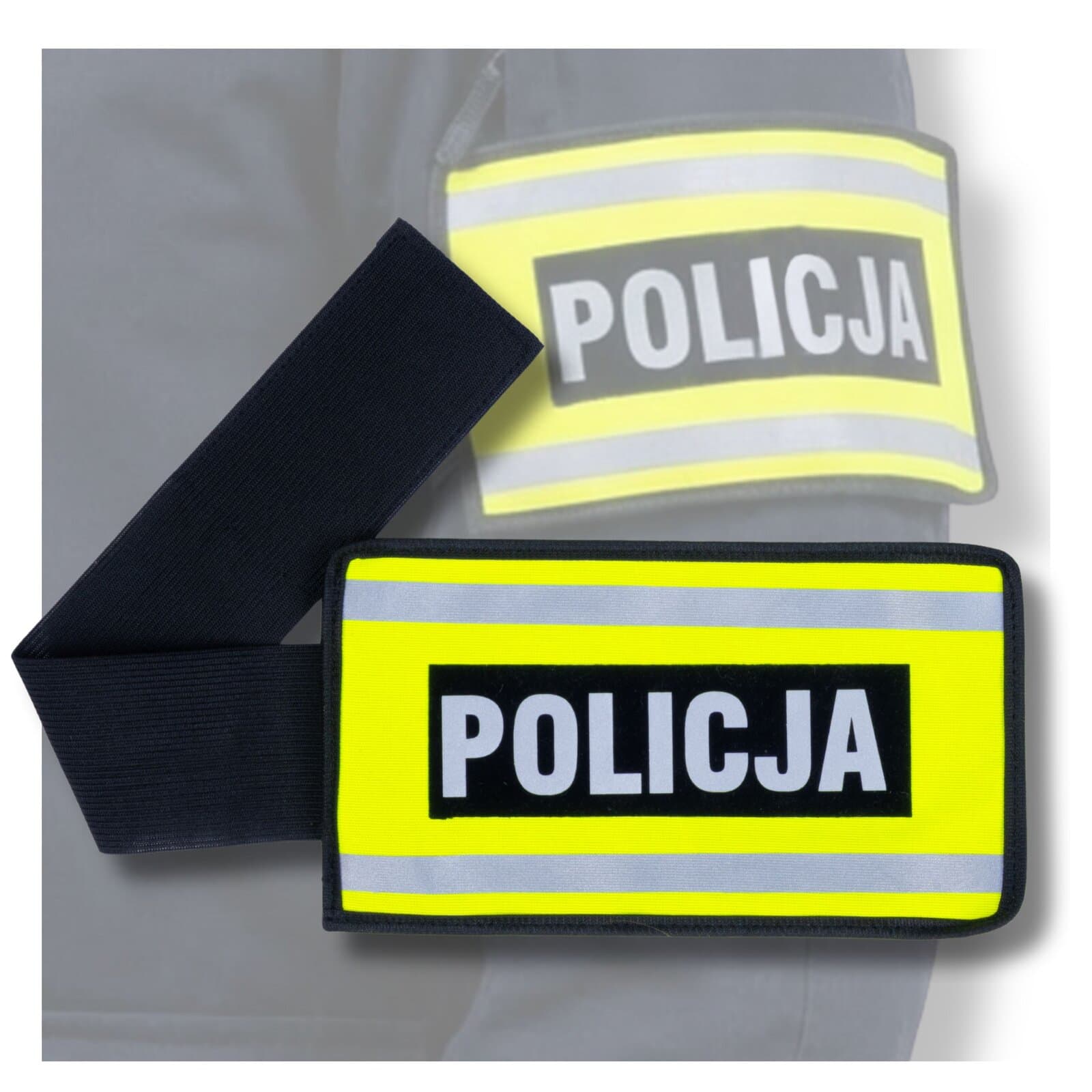 Opaska szybkiego rozpoznania elastyczna Policja - obrazek 7