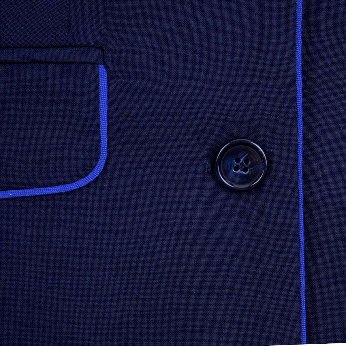 Granatowy Żakiet Damski Vika - obrazek 5