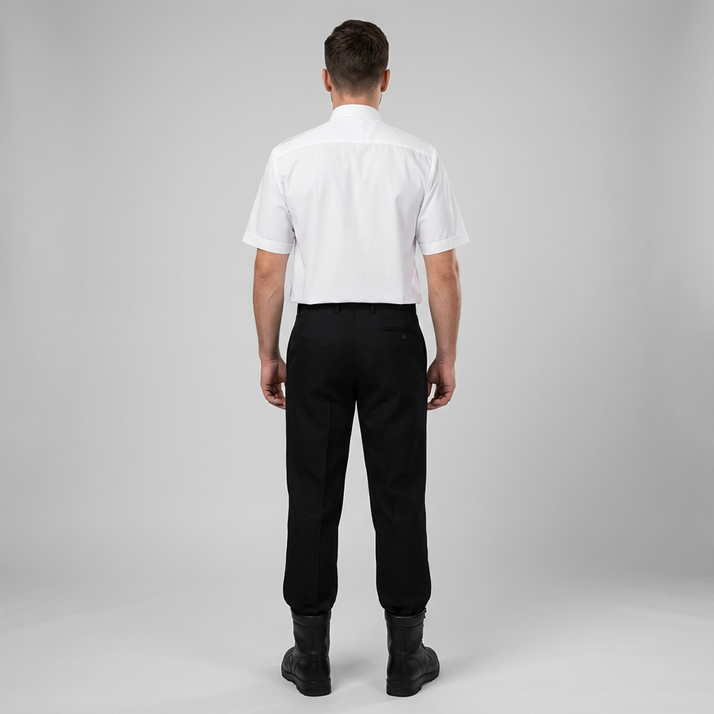 Koszula strażacka PSP wyjściowa krótki rękaw biała - obrazek 6