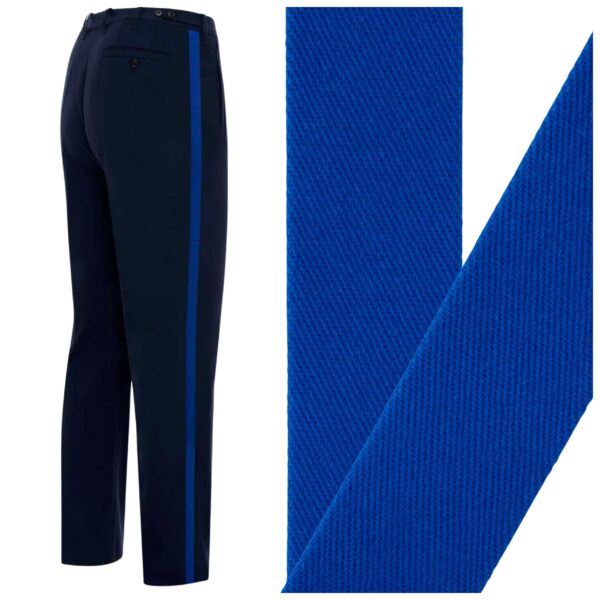 Lampas do Spodni Wyjściowych Policji Korpus Oficerów 2,5cm x 135cm Komplet