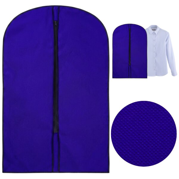 Pokrowiec na ubrania mundur garnitur niebieski krótki