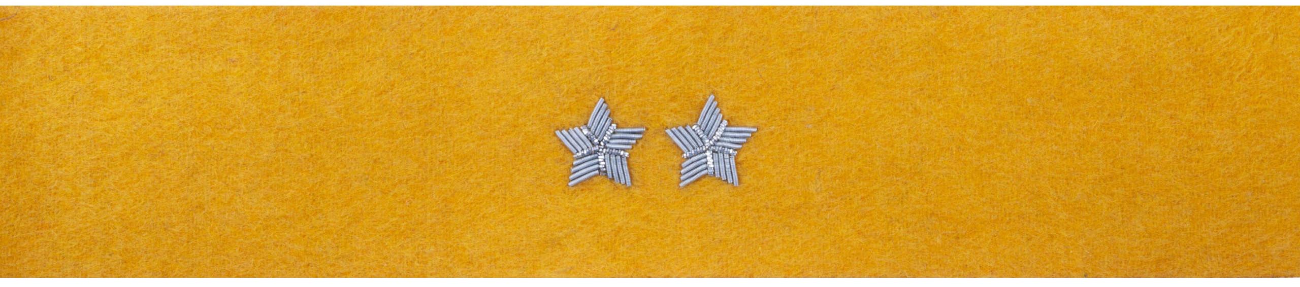 Otok Żółty do Rogatywki Wojska Polskiego Haft Bajorek Starszy Chorąży Podporucznik Podpułkownik 5 cm - obrazek 2