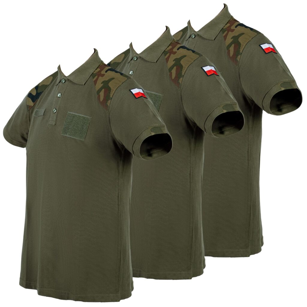 Zestaw 3 Koszulek Polo Khaki 3 pak WP