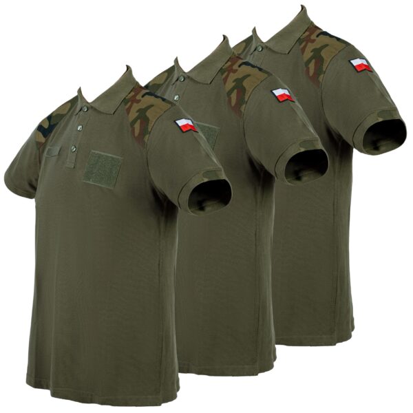 Zestaw 3 Koszulek Polo Khaki 3 pak WP