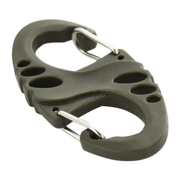 M-TAC Dwustronny Karabińczyk Typu S-Hook Plastikowy Olive