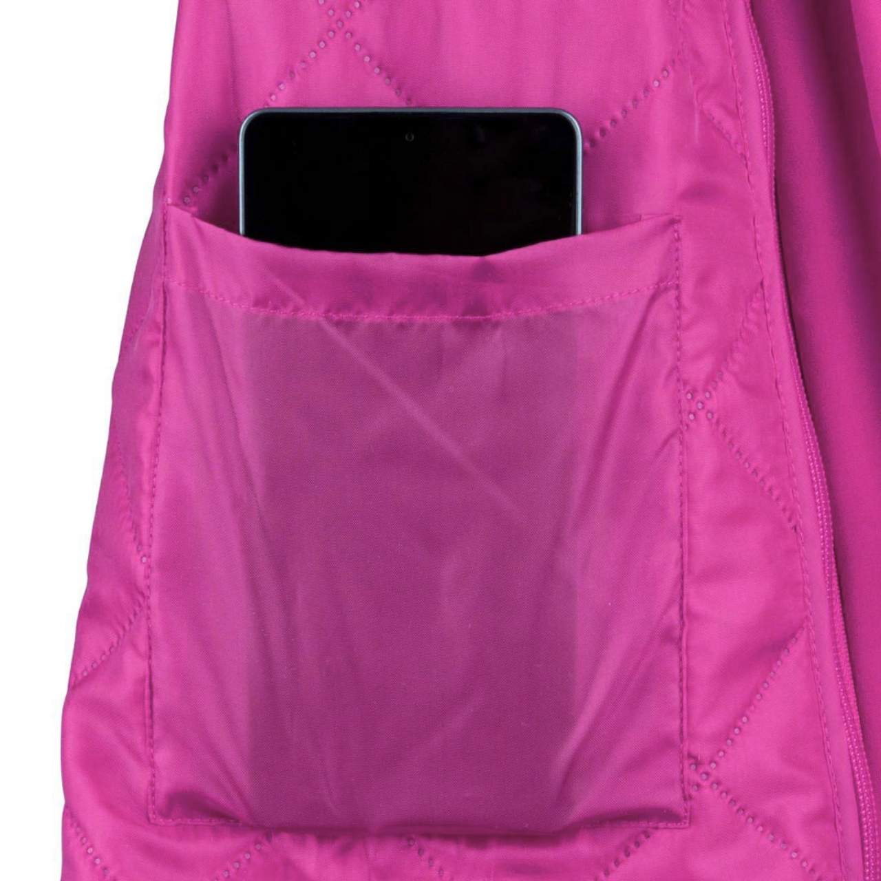 Kurtka softshell płaszcz przeciwdeszczowy z kapturem długi - obrazek 9