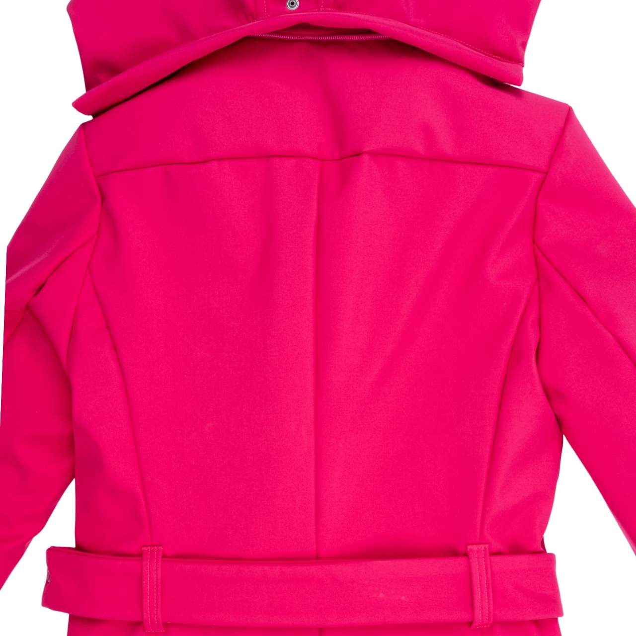 Kurtka softshell płaszcz przeciwdeszczowy z kapturem długi - obrazek 16