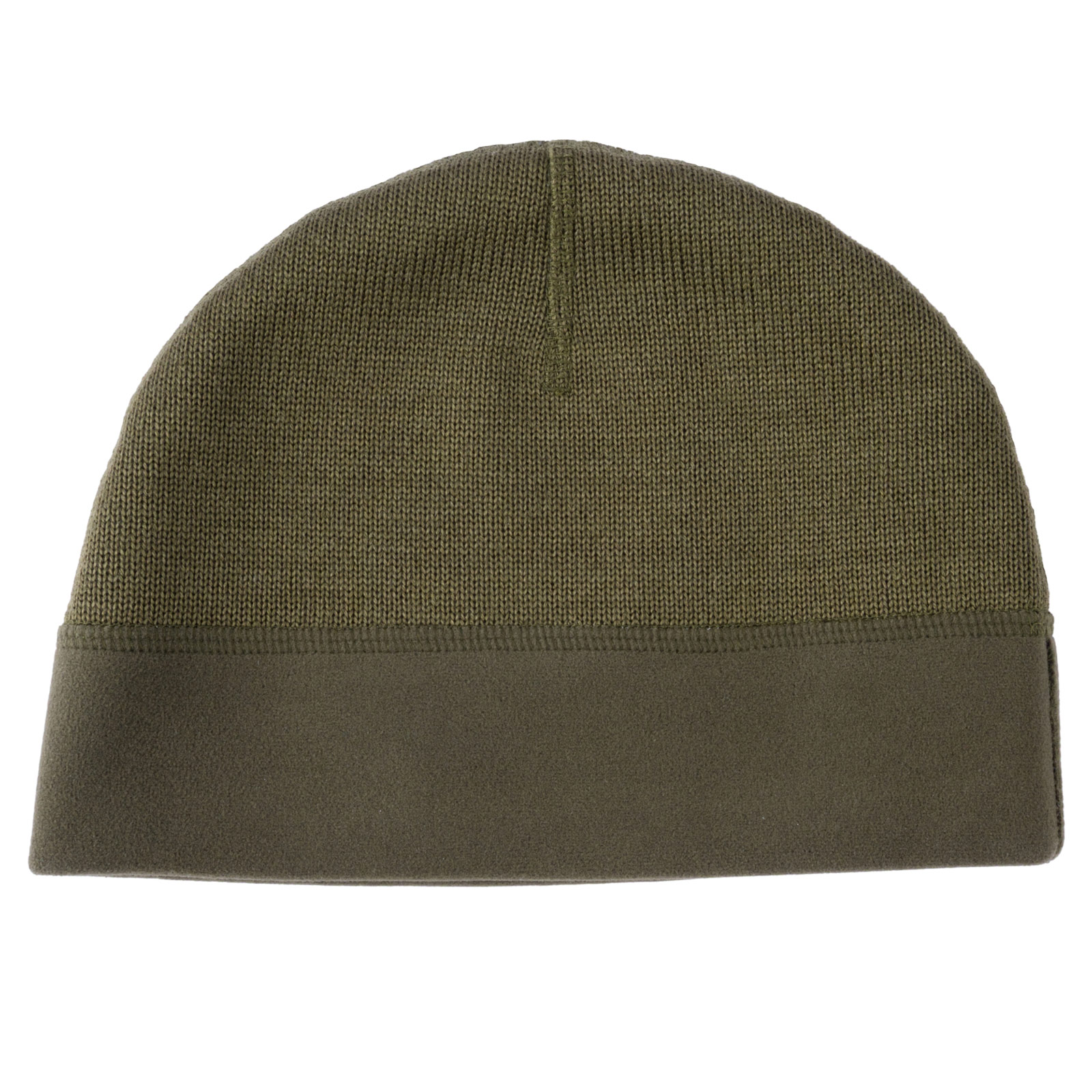 Czapka zimowa 420 khaki dwuwarstwowa wełna akryl mikropolar - obrazek 7