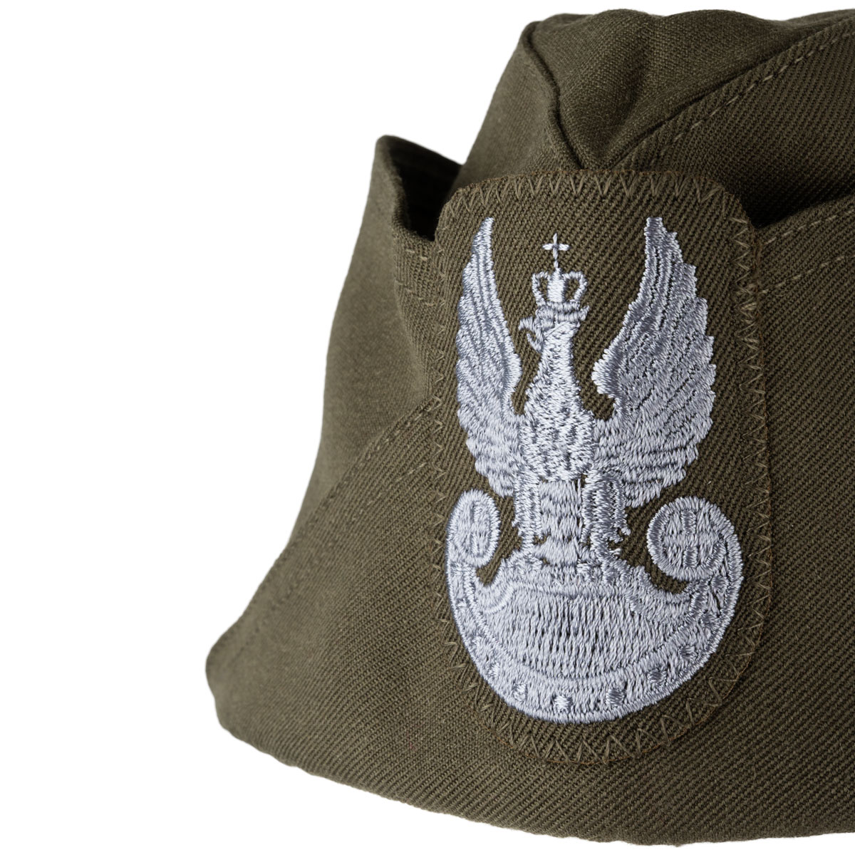 Furażerka galowa Wojsk Lądowych z haftowanym orzełkiem - obrazek 2