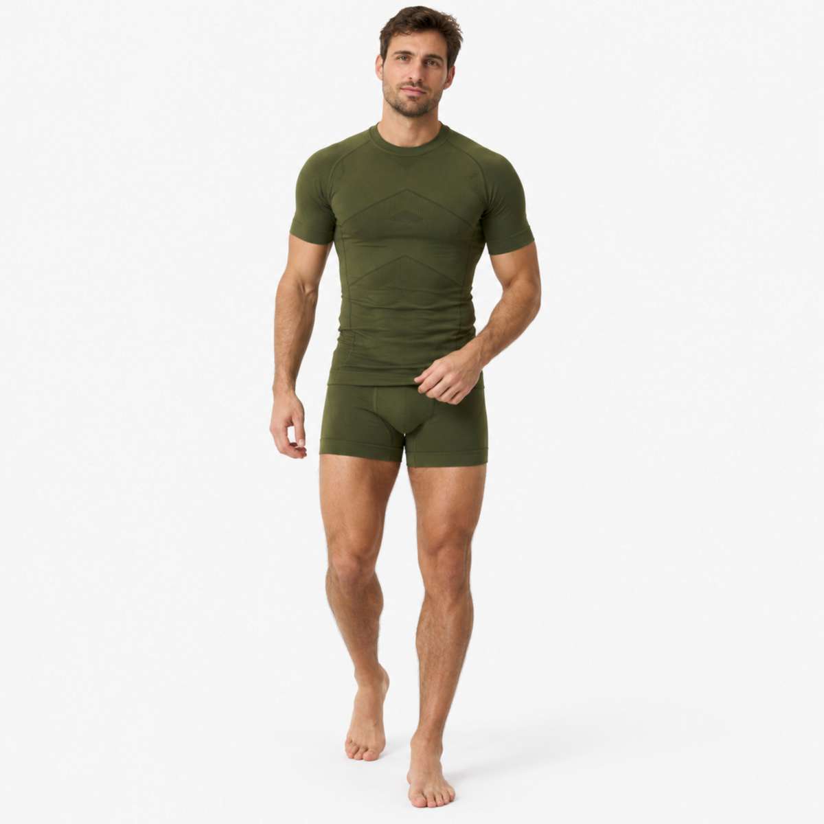 Bielizna termoaktywna męska 518 letnia khaki - obrazek 8